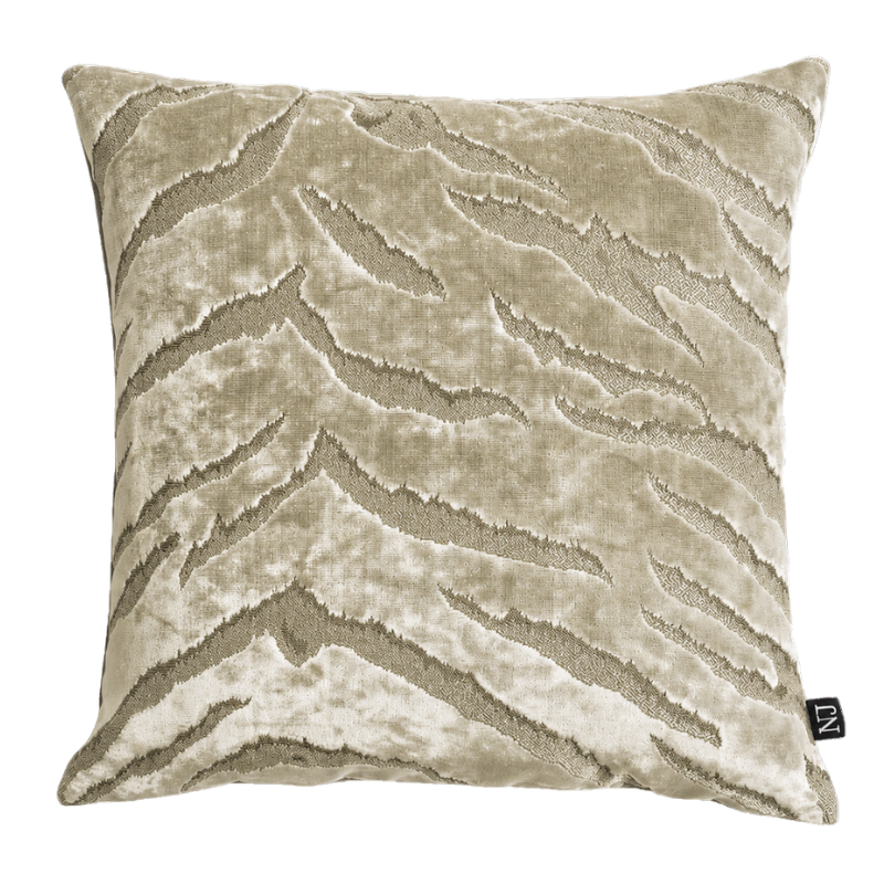 Bengal Tiger Cushion - Snow - 60 x 60