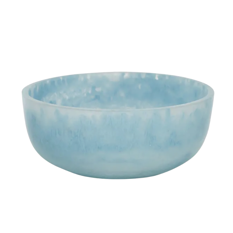Sabrina Resin Serving Bowl - Arctic Mist
