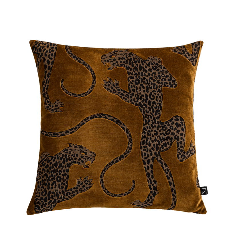 Panthera Cushion - Gold - 50 x 50