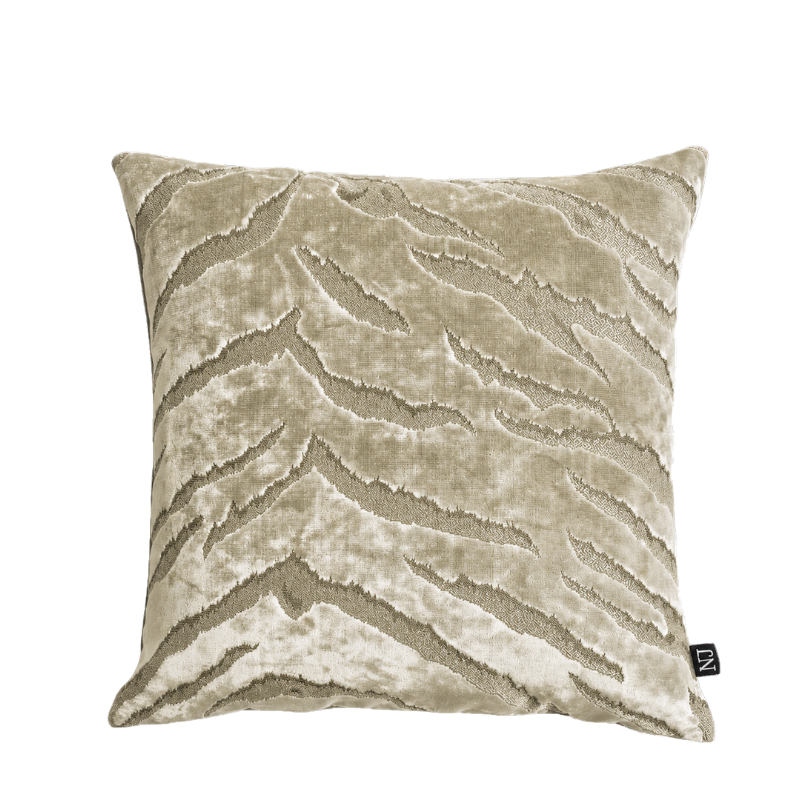 Bengal Tiger Cushion - Snow - 50 x 50