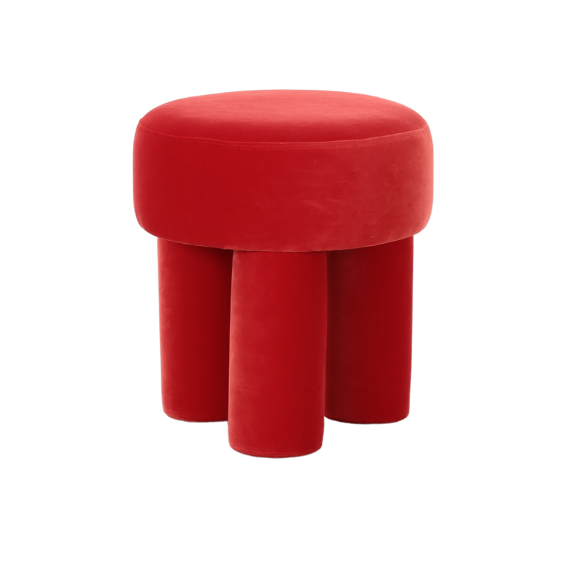 Novie Stool Tomato | Natalie Jayne Interiors | Claremont, WA