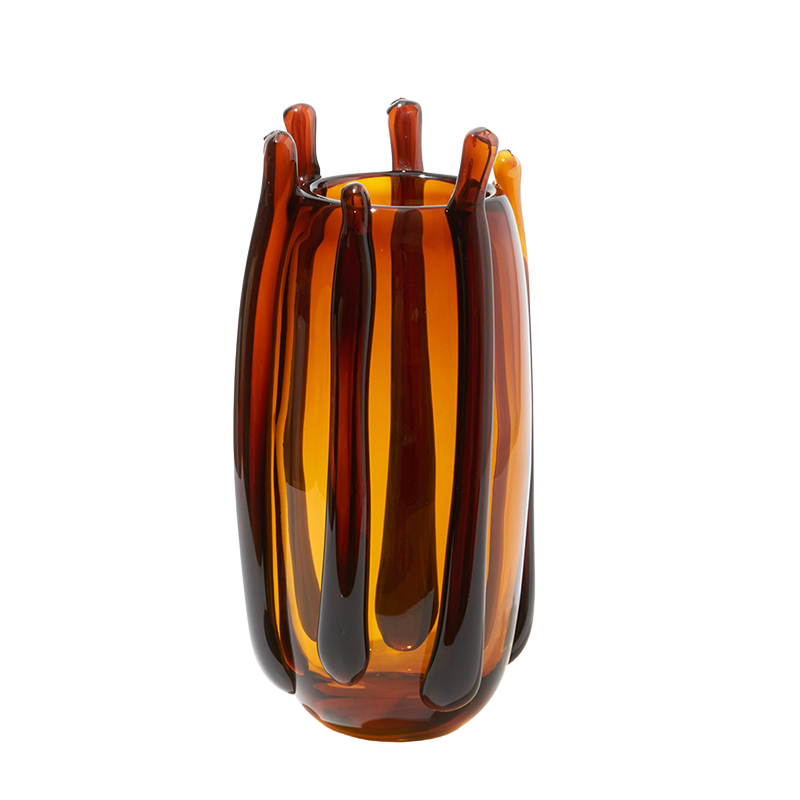 Clarissa Vase Amber | Natalie Jayne Interiors | Perth, WA