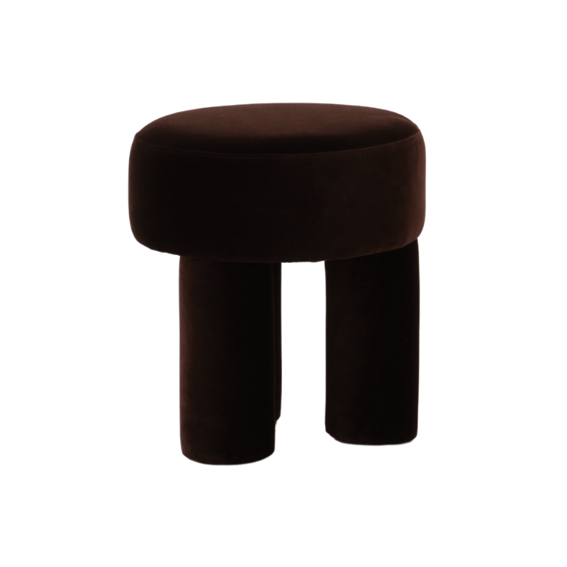 Novie Stool Chocolate | Natalie Jayne Interiors | Perth, WA