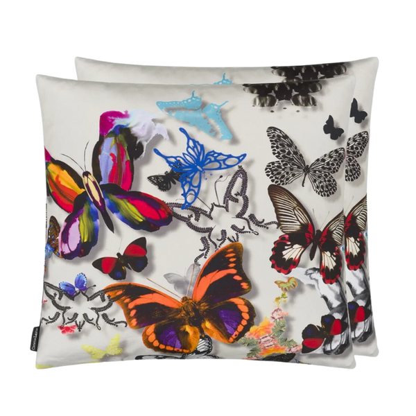 Christian Lacroix Butterfly Parade Daim Cusion