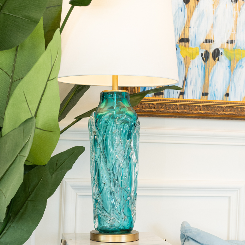Toulouse Turquoise Lamp | Natalie Jayne Interiors | Perth, WA