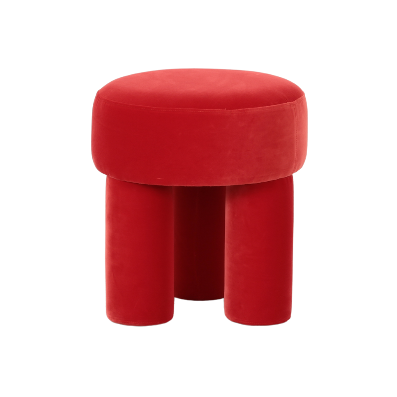 Novie Stool Tomato | Natalie Jayne Interiors | Claremont, WA