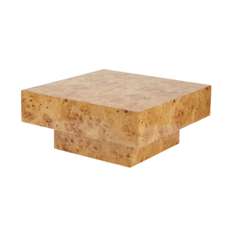 Atticus Burl Coffee Table | Natalie Jayne Interiors | Perth, WA