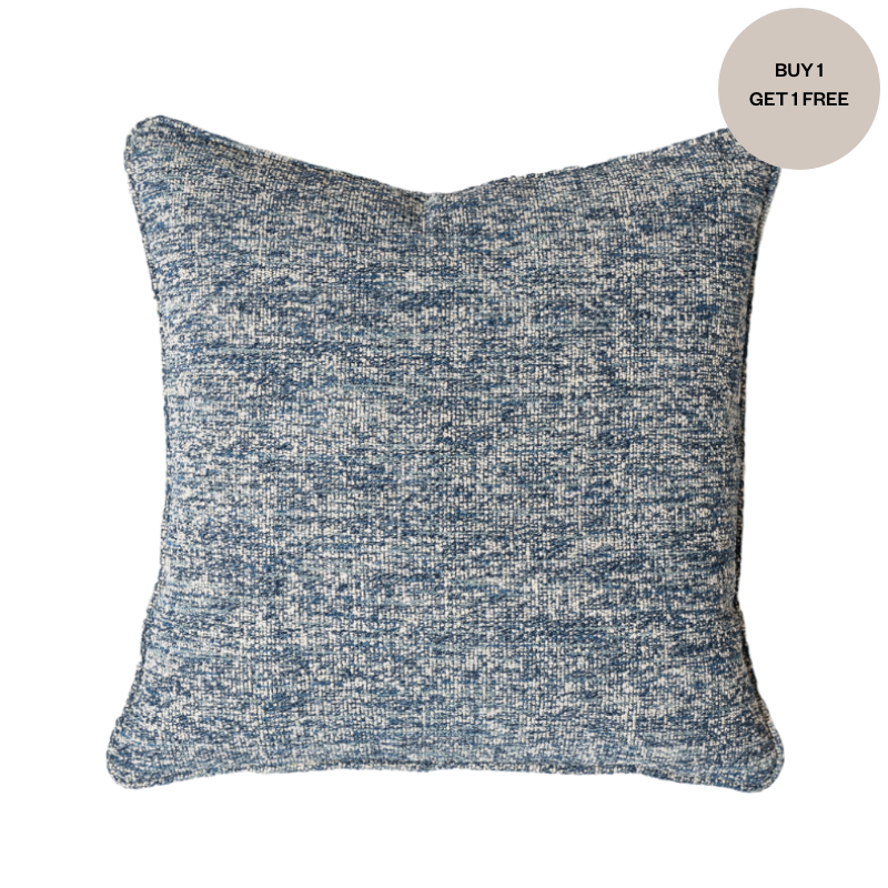 Premier Cushion Azure Tweed | Natalie Jayne Interiors | Perth, WA