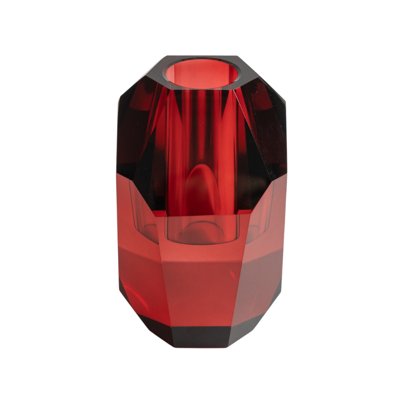 Chelmsford Crystal Vase Ruby | Natalie Jayne Interiors | Claremont, WA