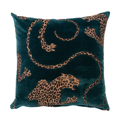 Panthera cushion Teal | Natalie Jayne Interiors | Perth, WA