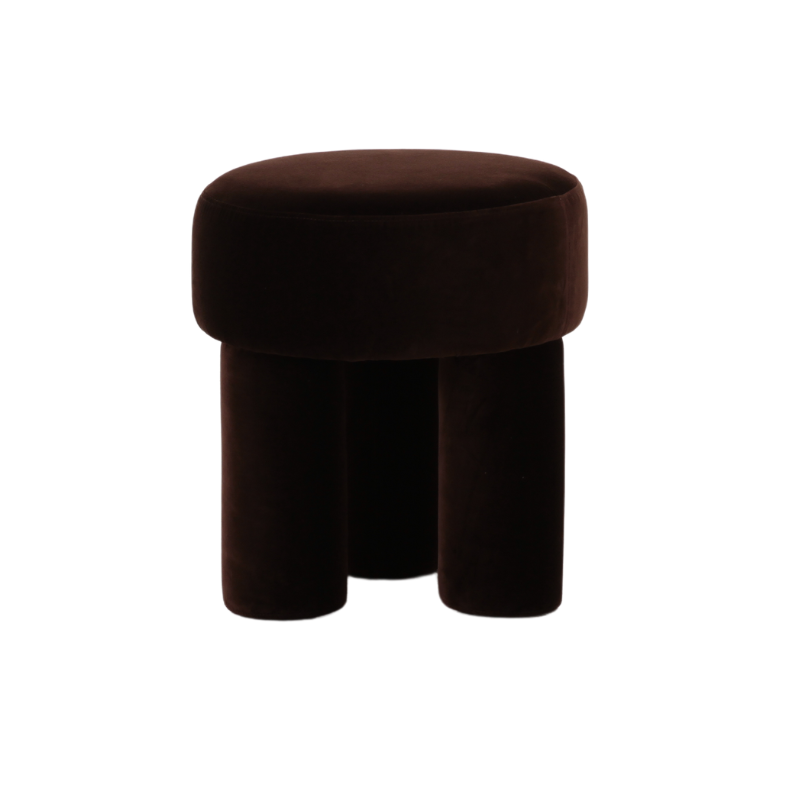 Novie Stool Chocolate | Natalie Jayne Interiors | Perth, WA
