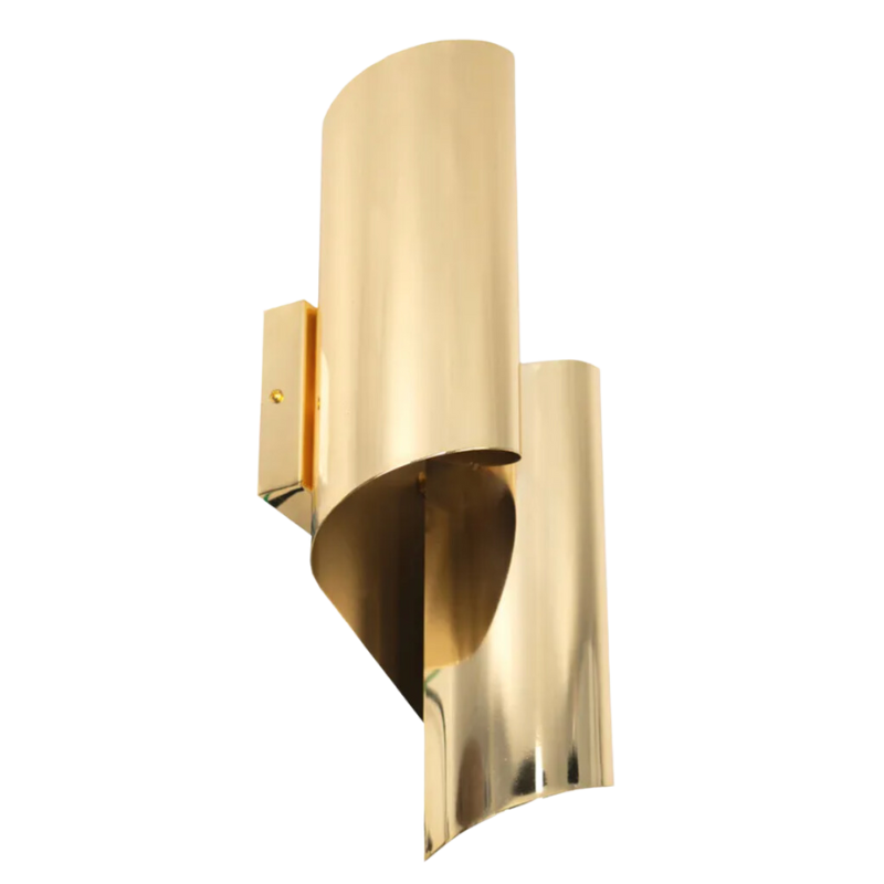 Spiral Wall Sconce Gold | Natalie Jayne Interiors | Perth, WA