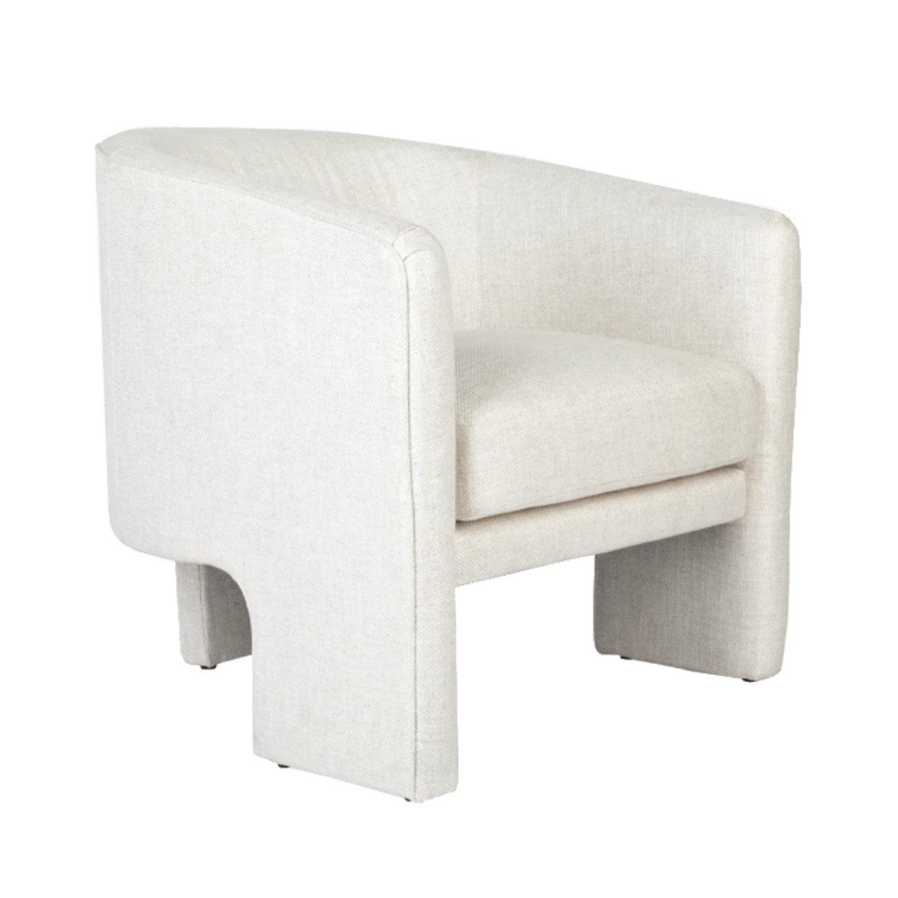 Blanc Linen Arm Chair