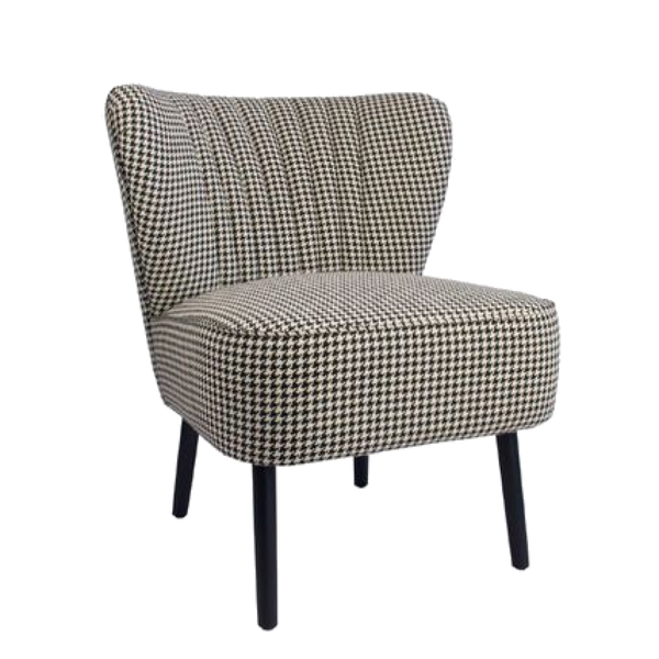 The Como Chair - Houndstooth