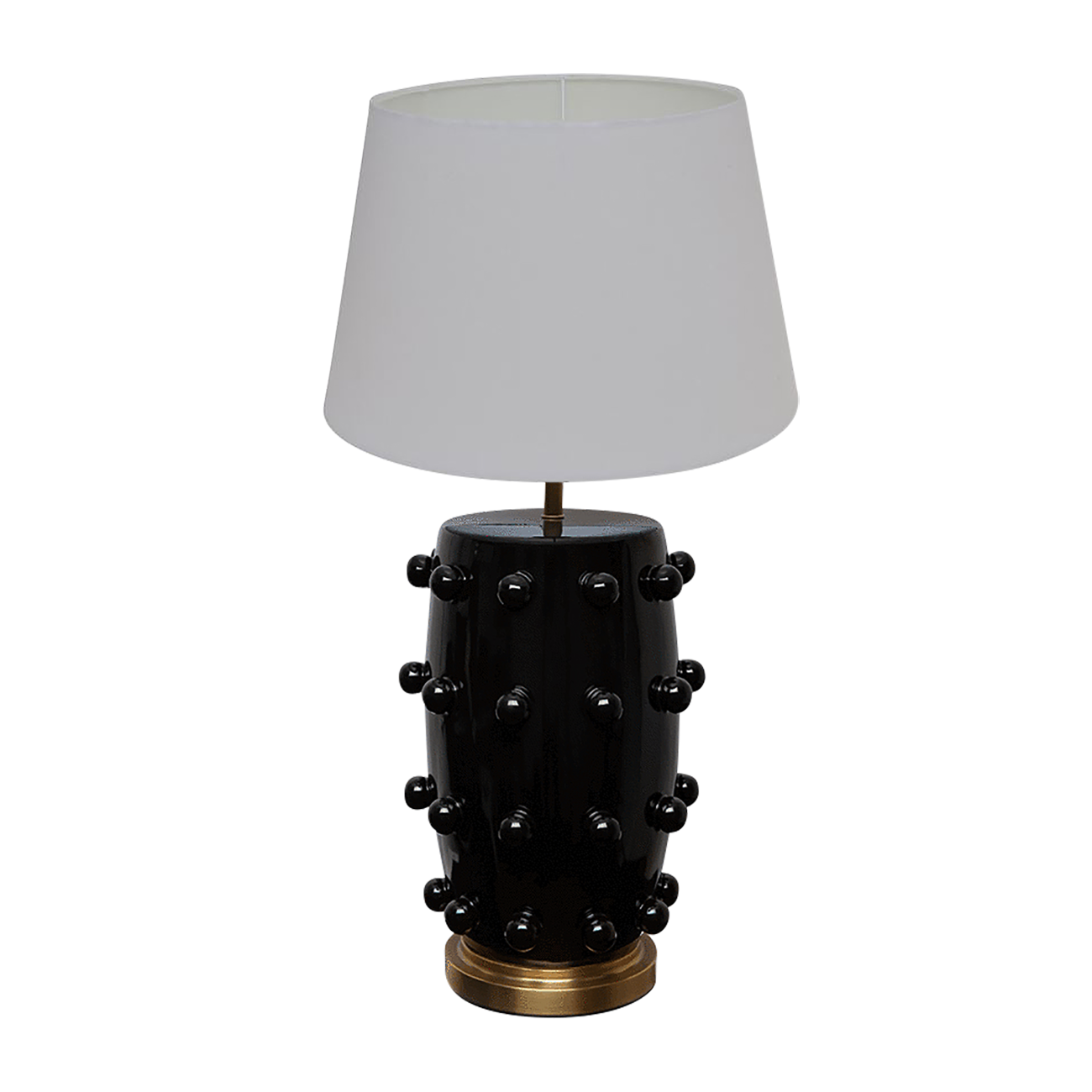 White ceramic punk inspired table lamp | Perth WA