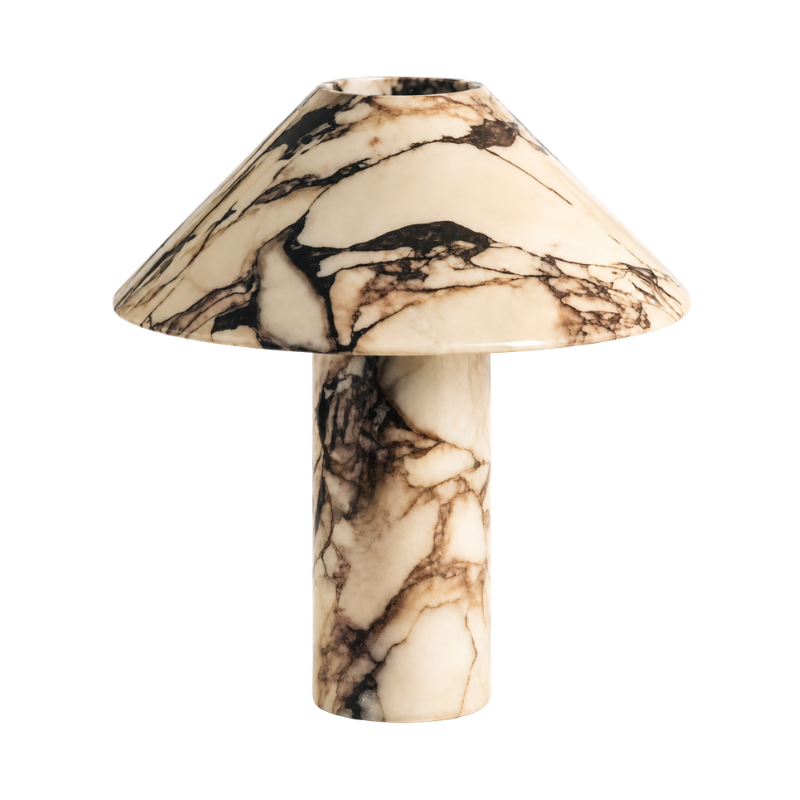 Calista Veined Marble Lamp