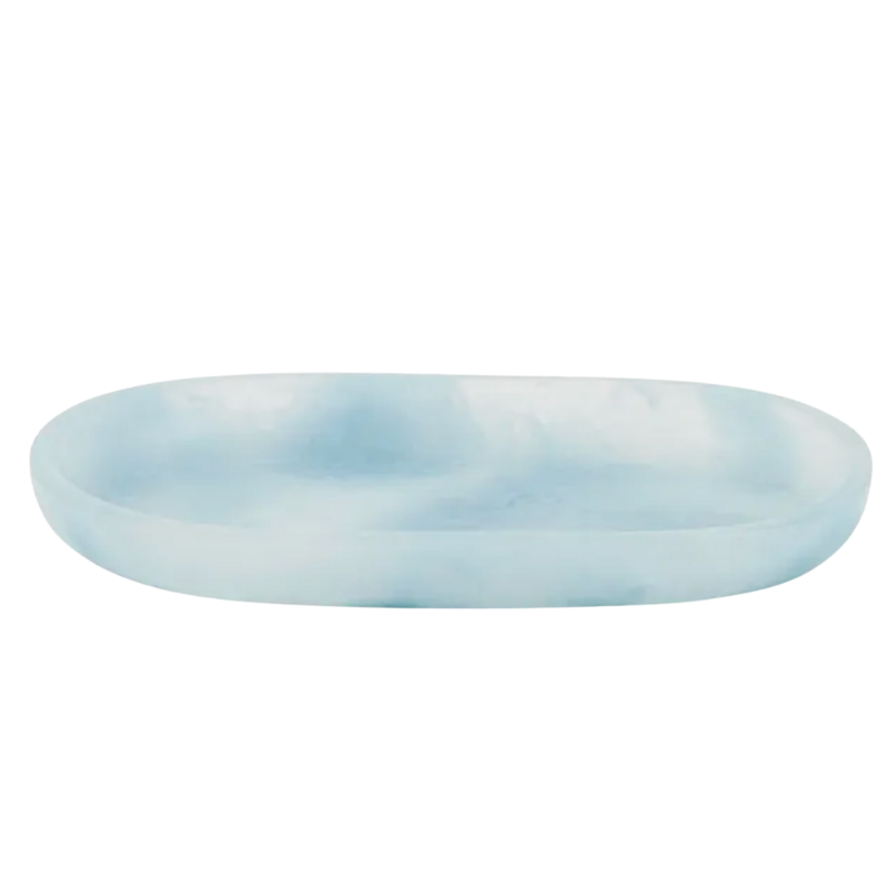 Sabrina Resin Serving Platte - Arctic Mist