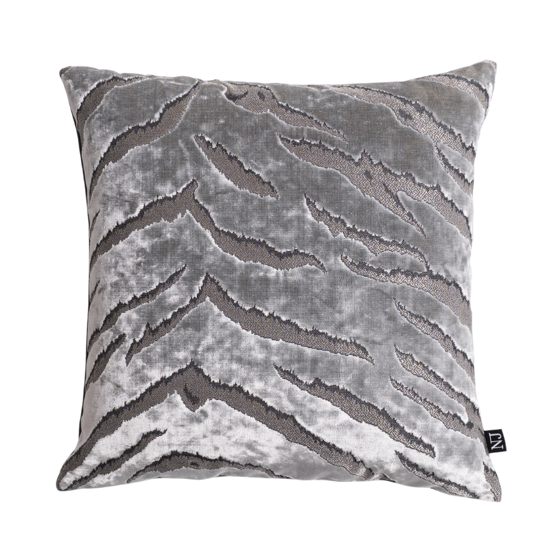 Bengal Tiger Cushion - Onyx - 60 x 60