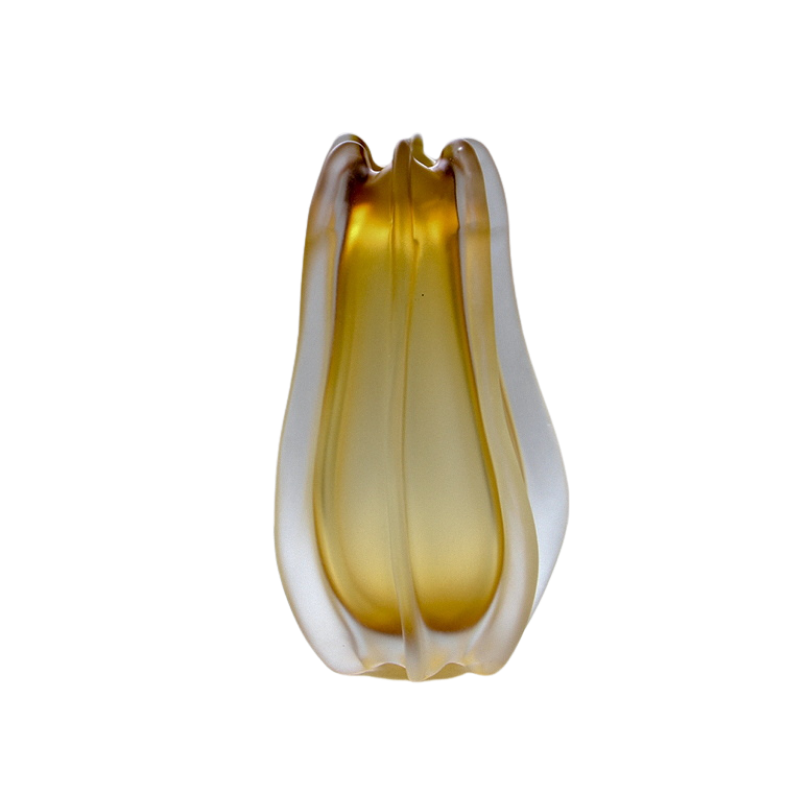 Johnah Amber Vase - Small