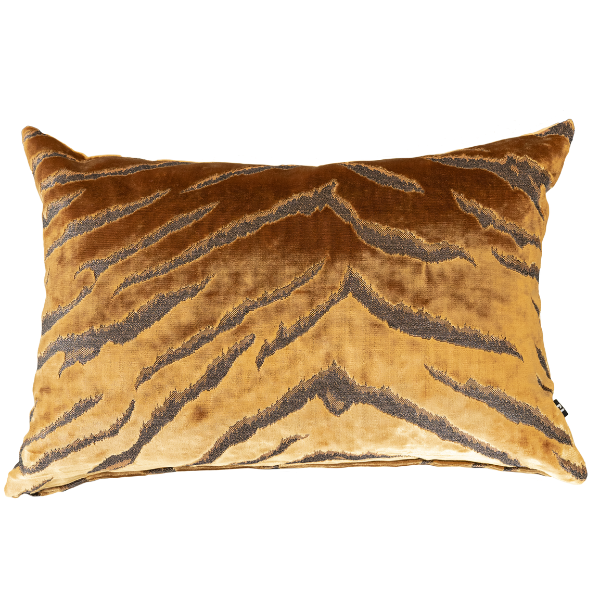 Bengal Tiger Cushion Gold | Natalie Jayne Interiors | Perth, WA