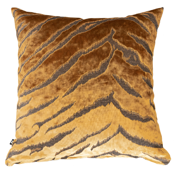 Bengal Tiger Cushion Gold | Natalie Jayne Interiors | Perth, WA