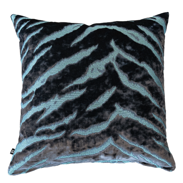 Bengal Tiger Cushion Sapphire | Natalie Jayne Interiors | Perth, WA