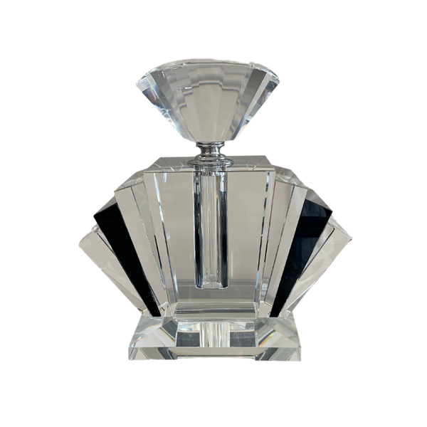 Regency Glass Perfume Bottle - Black