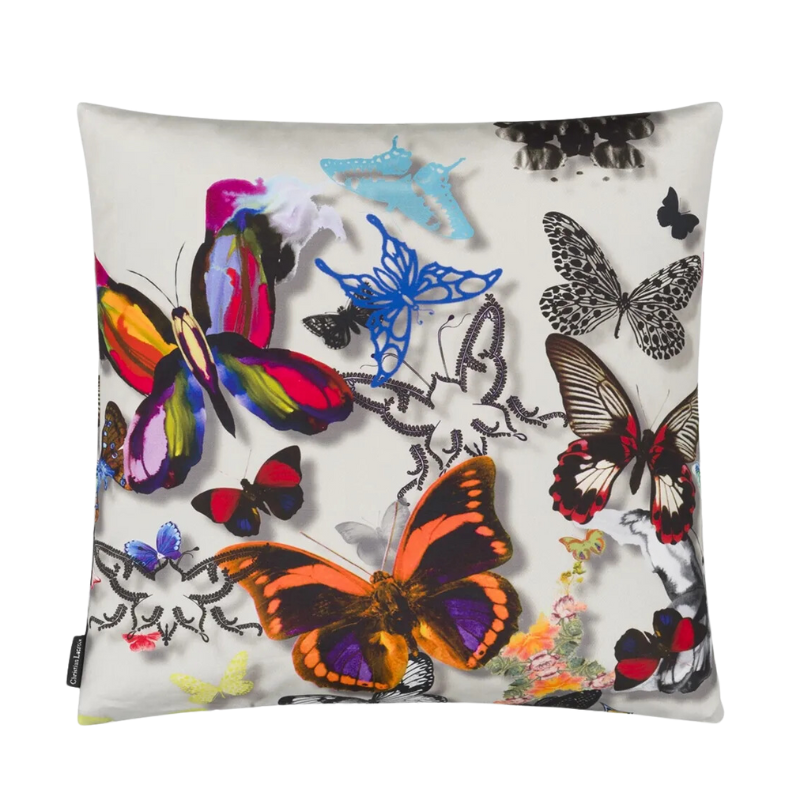 Christian Lacroix Butterfly Parade Daim Cusion