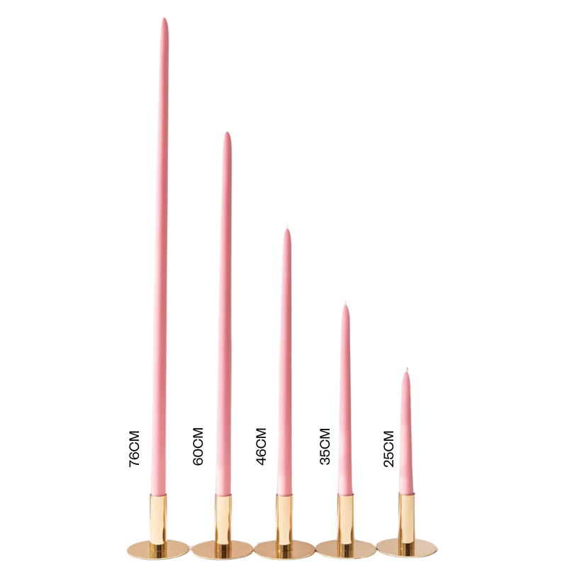 Hall of Flame Taper Candle Petal Pink | Natalie Jayne Interiors | Perth, WA