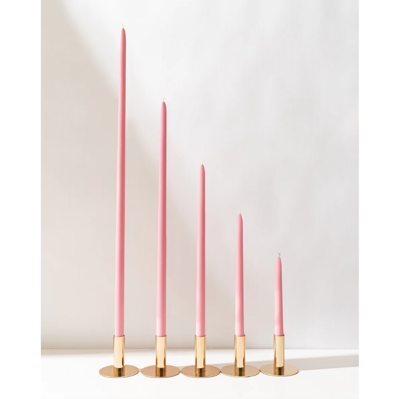 Hall of Flame Taper Candle Petal Pink | Natalie Jayne Interiors | Perth, WA