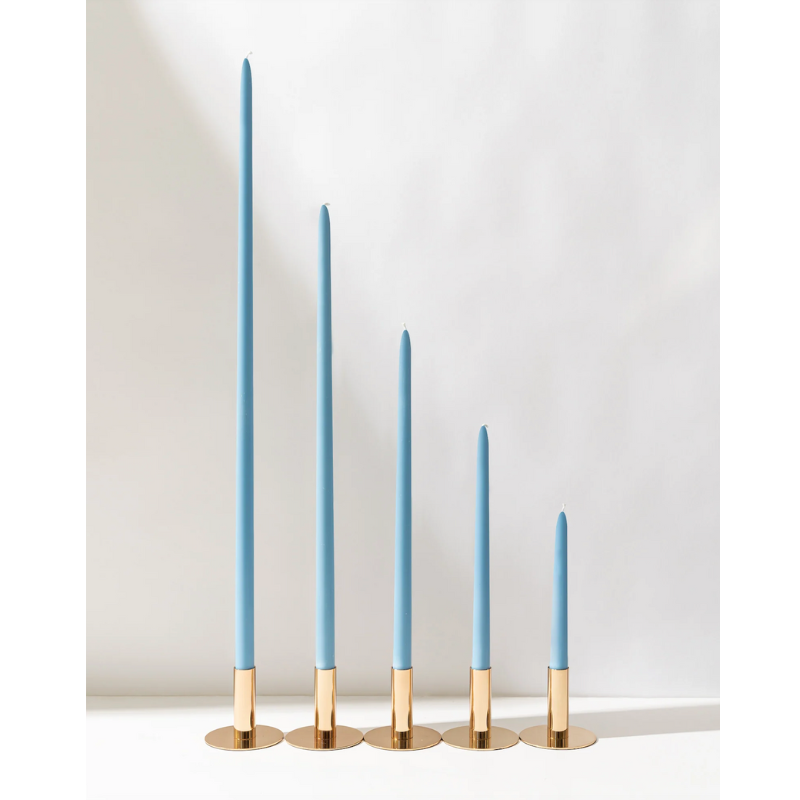 Hall of Flame Taper Candle Hydrangea Blue | Natalie Jayne Interiors | Perth, WA