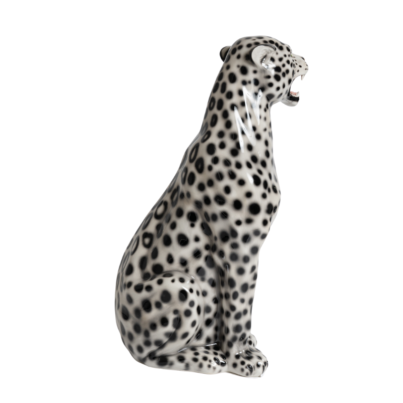 Black and White Leopard Standing Up | Natalie Jayne Interiors | Perth, WA