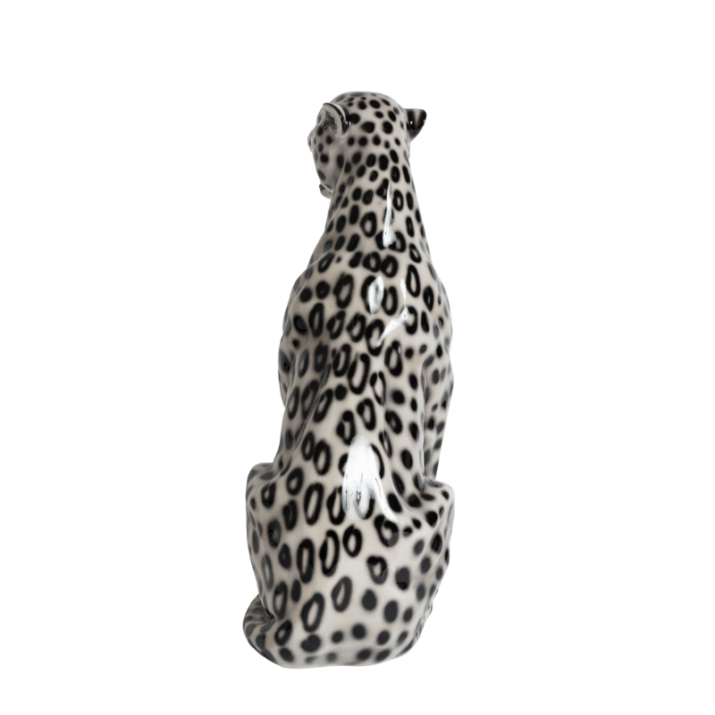 Black and White Leopard Standing Up | Natalie Jayne Interiors | Perth, WA