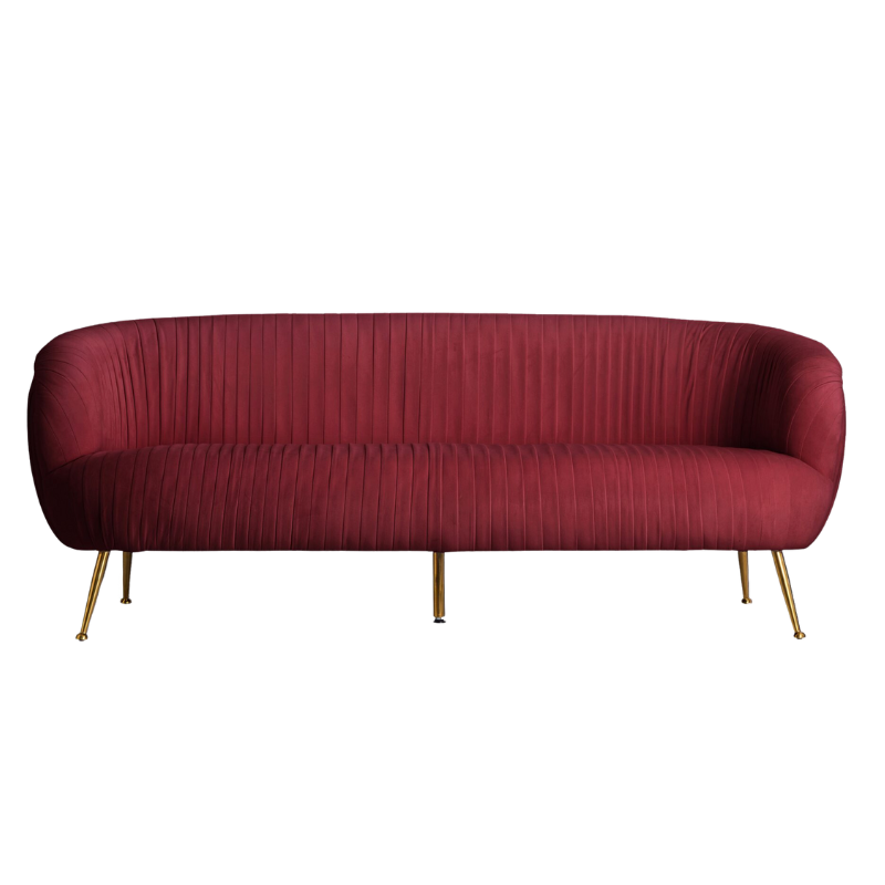 Kelly 3 Seater Sofa Ruby | Natalie Jayne Interiors | Perth, WA