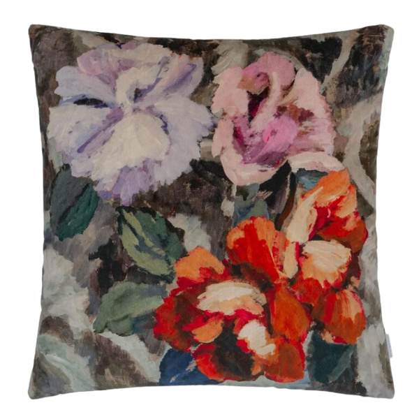 Designer Guild Tapestry Flower Vintage Damson Cushion | Natalie Jayne Interiors | Perth, WA