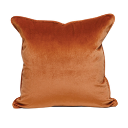 Burnt Orange Velvet Cushion | Natalie Jayne Interiors | Perth, WA