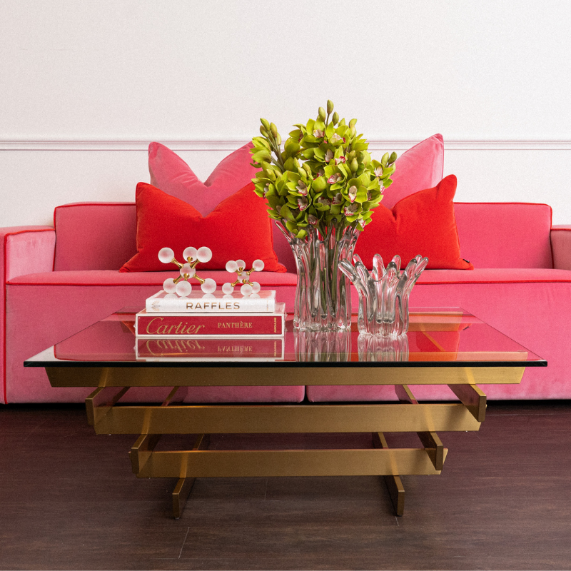 Newport Coffee Table - Brushed Brass