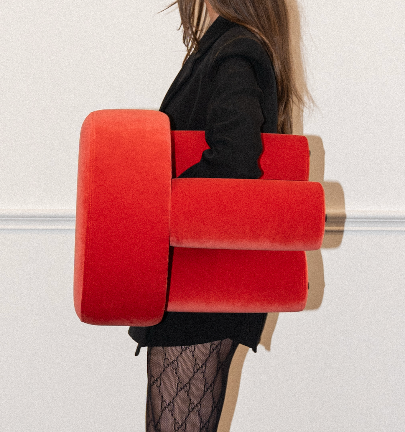 Novie Stool - Tomato