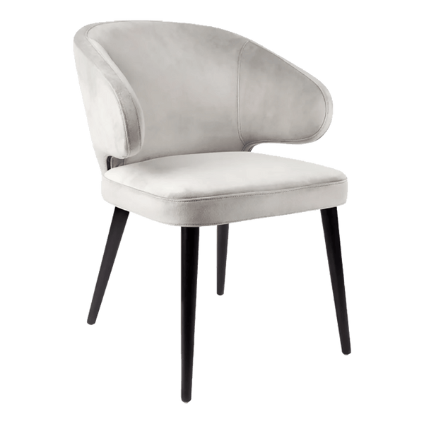 Jackson Velvet Dining Chair - Grey