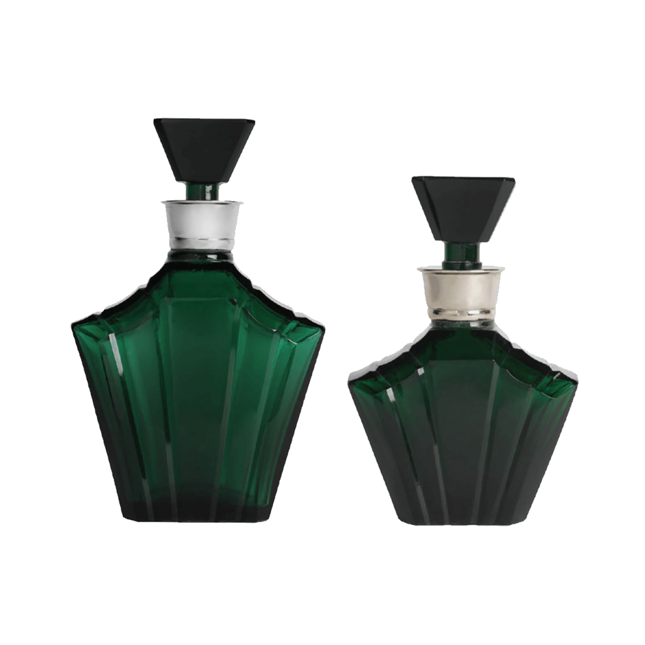 Emerald green art deco decanter | Barware & Glassware - Perth WA