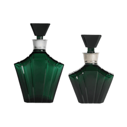Emerald green art deco decanter | Barware & Glassware - Perth WA