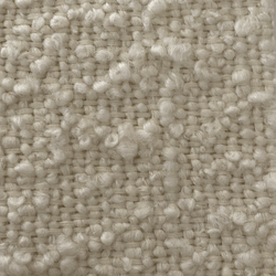 Fabric Swatch - White Boucle