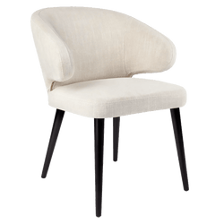 Jackson Linen Dining Chair - Natural