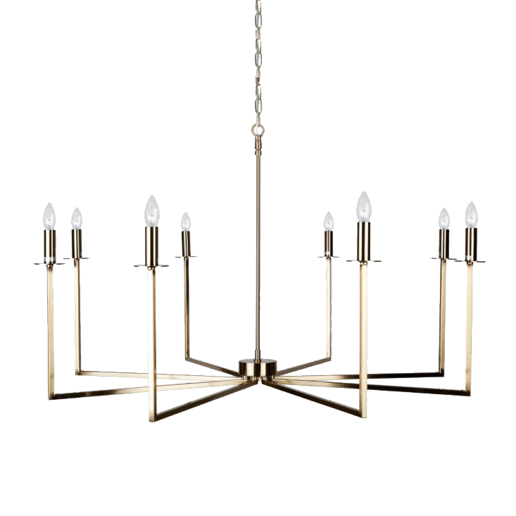 Cohen Chandelier - Brass | Luxury ceiling lighting & lamps - Perth WA