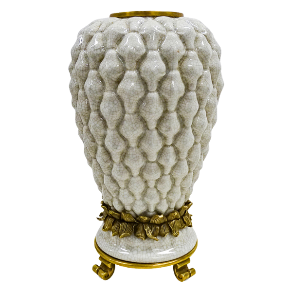 Grande Pineapple Vase Cream | Natalie Jayne Interiors | Perth, WA