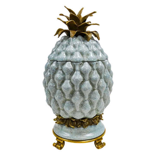 Grande Pineapple Jar Blue | Natalie Jayne Interiors | Perth, WA