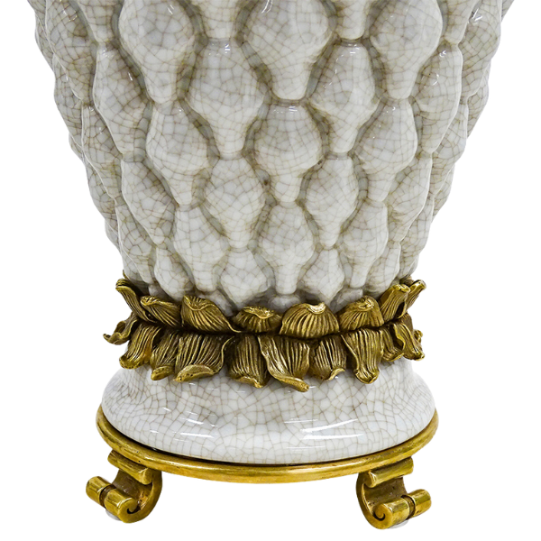 Grande Pineapple Vase Cream | Natalie Jayne Interiors | Perth, WA