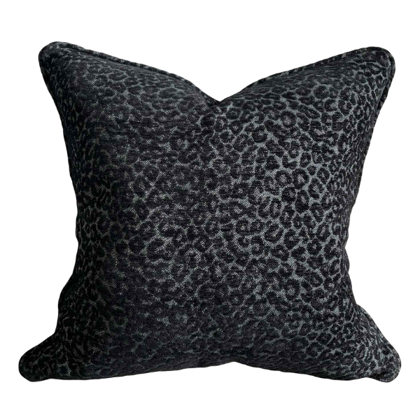 Black Leopard Cushion | Natalie Jayne Interiors | Perth, WA