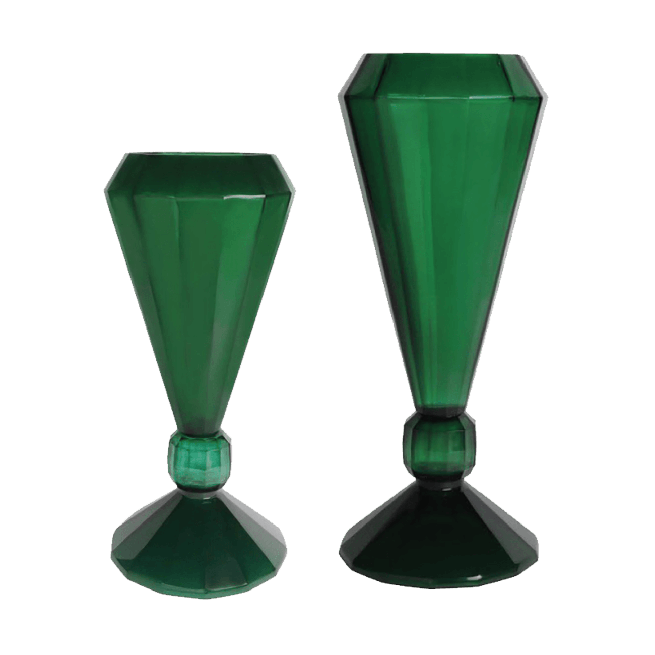 Art deco emerald green diamond jade vase | Homeware | Perth, WA