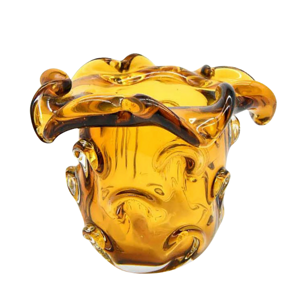 Hugo Amber Glass Vase | Natalie Jayne Interiors | Perth, WA